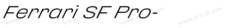Ferrari SF Pro字体转换